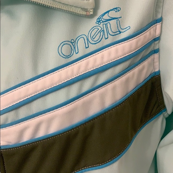 O’Neill 100 Yard Dash Jacket In Mint, Olive and Blue - size Large - Picture 4 of 10